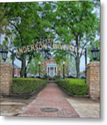 Anderson University Entrance Metal Print