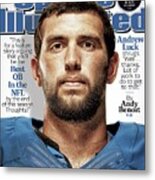 Andrew Luck Best Qb In The Nfl Sports Illustrated Cover Metal Print