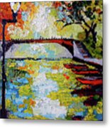 Annecy Canal France Metal Print