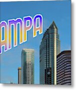 Another Tampa Postcard Metal Print