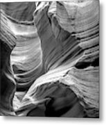 Antelope Canyon Waves Metal Print