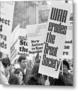 Anti Vietnam War Protesters Metal Print