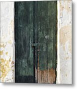 Antique Door Historical Honda Tolima Colombia Metal Print