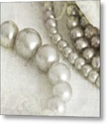 Antique Pearls 02 Metal Print