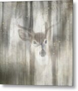 Antique Wildlife Deer 01 Metal Print