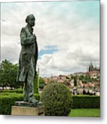 Antonin Dvorak Statue, Prague Infront Metal Print