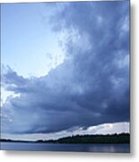 Approaching Storm In The Boundary Metal Print