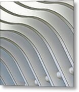 Architectural Abstract 1 - Interior Of Metal Print