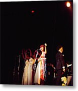 Aretha Franklin Performs At Newport Metal Print