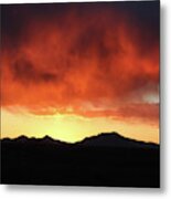 Arizona Sunset Abstract Metal Print