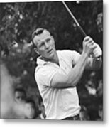 Arnold Palmer Teeing Metal Print