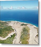 Ash Flows At Soufriere Hills Volcano Metal Print
