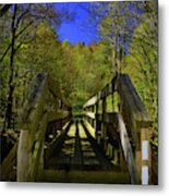 At Crosses Vt's Stoney Brook Horizontal Metal Print