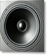 Audio Speaker Cone Metal Print