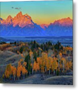 Autumn Alpenglow Metal Print