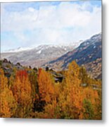 Autumn Colors In The Mountains Metal Print