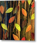 Autumn Season Leaves Metal Print