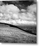 Autumn View Of Summit Of Slieve Gallion Over County Derry And County Antrim Northern Ireland Metal Print