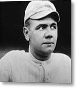 Babe Ruth Portrait Boston 1916 Metal Print