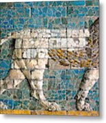 Babylonian Lion 01 Metal Print