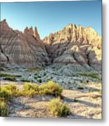 Badlands Shadows Metal Print