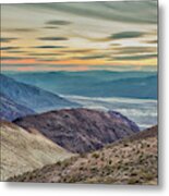 Badwater Basin Sunset Metal Print