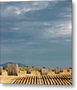 Bales After The Storm Metal Print