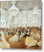 Ball In The Concert Hall Of The Winter Metal Print