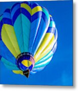 Balloon Blue Metal Print