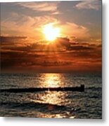 Baltic Sunset Metal Print