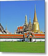 Bangkok, Thailand - Wat Phra Kaew - Temple Of The Emerald Buddha Metal Print