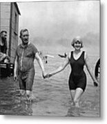 Bathers Metal Print