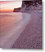 Bats Head On The Dorset Coastline Metal Print