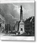 Battle Monument, Baltimore, Maryland Metal Print