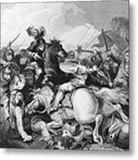 Battle Of Bosworth Field Metal Print