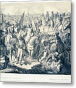 Battle Of Marengo, 14 June, 1800 Metal Print