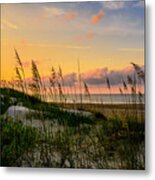 Beach Combing Metal Print