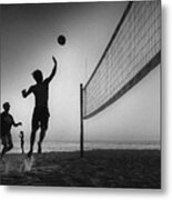 Beach Volleyball Metal Print