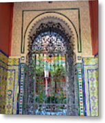 Beautiful Building Entrance In Seville Metal Print