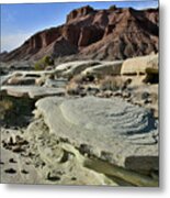 Beautiful Sandstone At Salt Wash Rest Area In Utah Metal Print