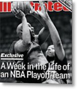 Behind The Scenes With The Charlotte Hornets Sports Illustrated Cover Metal Print