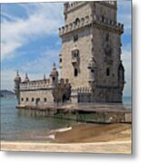 Belem Tower Of Discovery Metal Print
