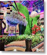 Bellagio Conservatory Spring Display Front Side View 2018 Metal Print