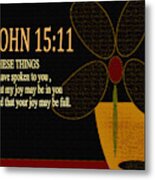 Bible Verses  Art 146 Metal Print