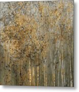 Birch Impression Metal Print