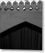 Birds And Patterned Side Rail Shot 1 Metal Print