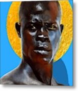 Black Man Metal Print