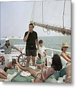 Black Pearl Trippers Metal Print