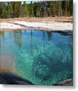 Blue Hot Spring Metal Print