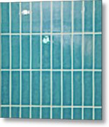 Blue Interior Tiles Metal Print